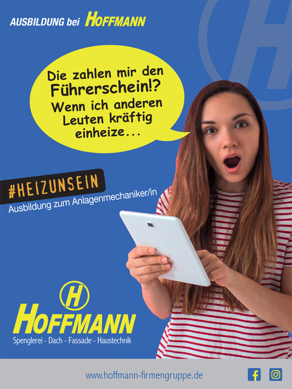 Ausbildung bei der Hoffmann Firmengruppe: Ausbildung zum Anlagenmechaniker/in