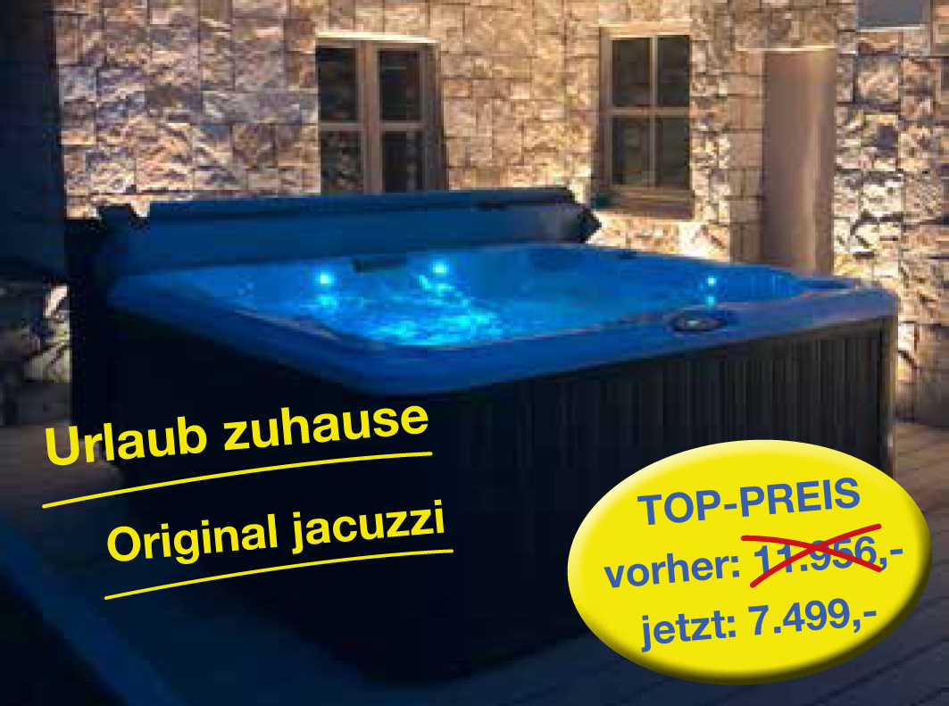 Hoffmann Firmengruppe jacuzzi - Urlaub und Wellness für zuhause Top-Preis