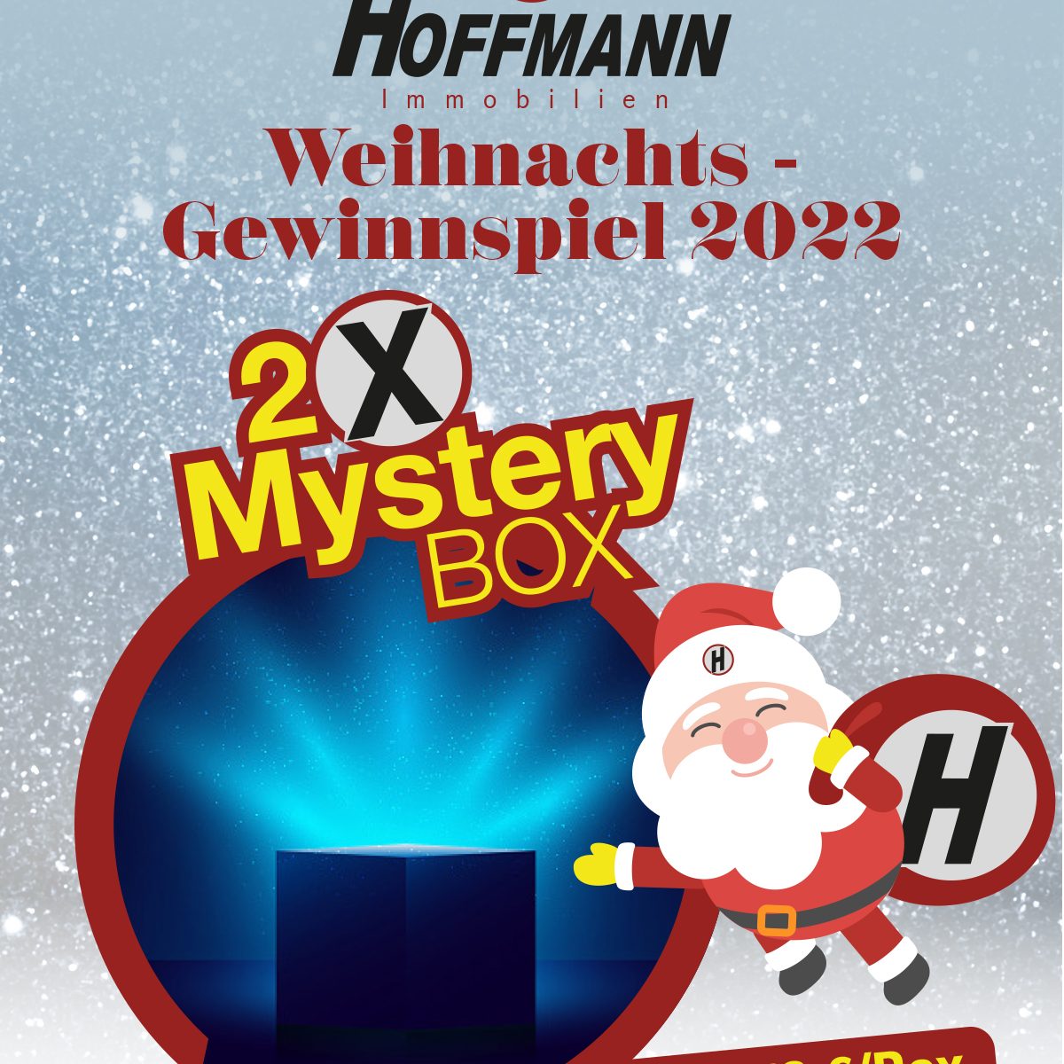 Weihnachts-Gewinnspiel der Hoffmann Immobilienverwaltung mit der Mystery Box