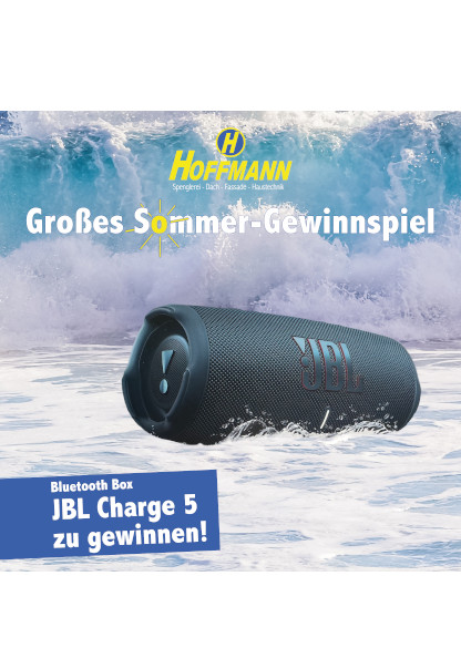 Das große Hoffmann Sommer-Gewinnspiel 2023 - JBL Charge 5 Bluetooth Lautsprecher